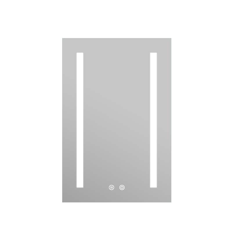 Recessed or Surface 30" H LED Mirror Cabinet with Adjustable Glass Shelves,Defogger, Dimmer And Outlets & USB Ports