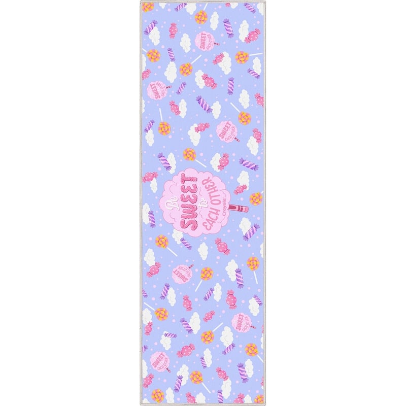 Crayola Be Sweet Lilac Area Rug By Well Woven