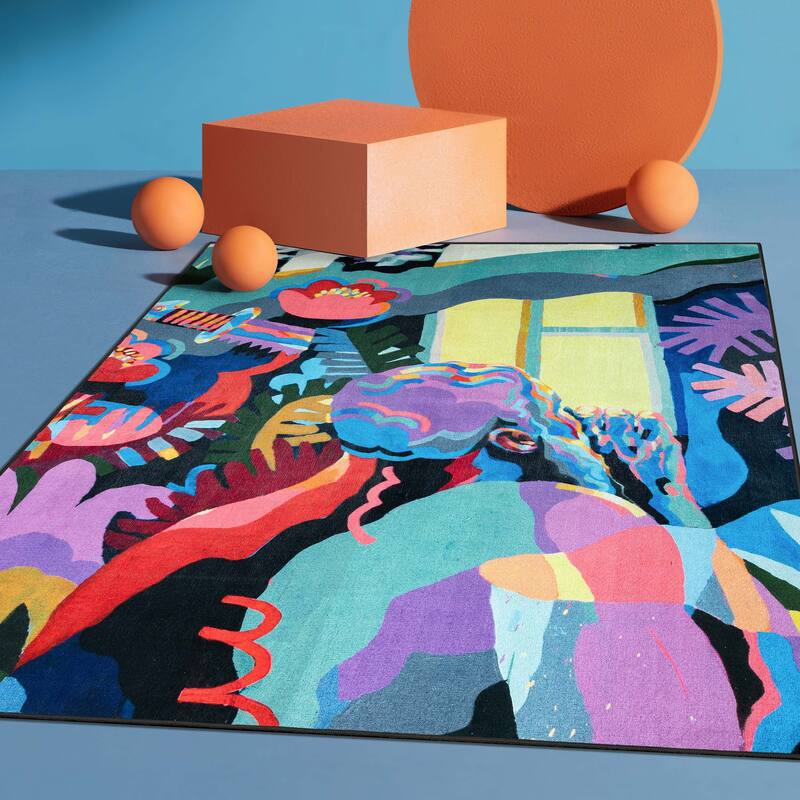 Well Woven x Misha Tyutyunik Sunday Jungle Home Rug