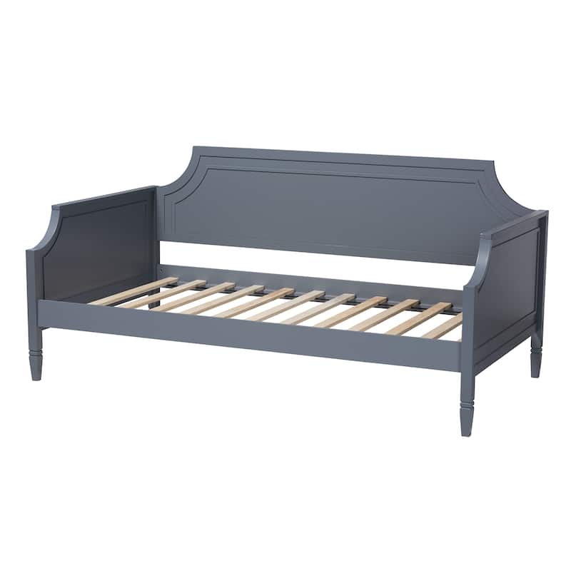 Mariana Classic and Traditional Wood Daybed-Grey or White