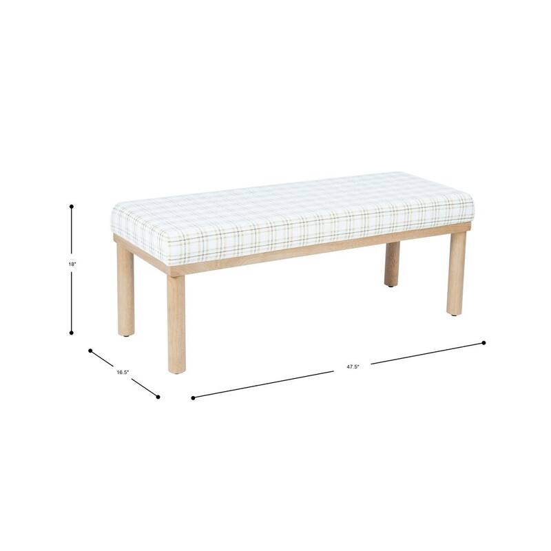 HomePop Oslo Upholstered Bench