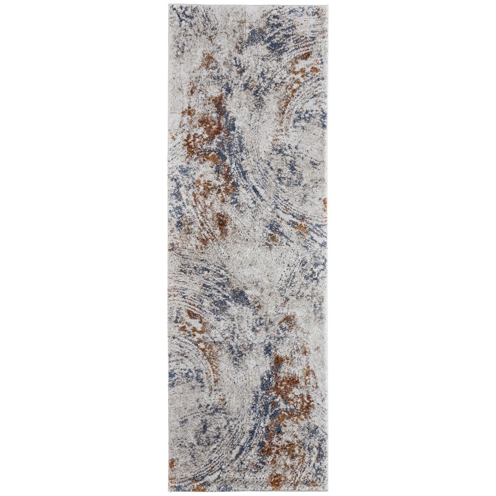 Grand Bazaar Odera Machine Made Abstract Modern Area Rug