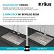 preview thumbnail 55 of 137, KRAUS Kore Workstation Drop-In Stainless Steel Kitchen Sink