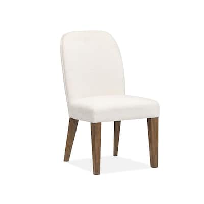 Magnussen Home Westbourne Dark Umber Upholstered Host Chair Two Pack - 20''W x 25.5''D x 36''H