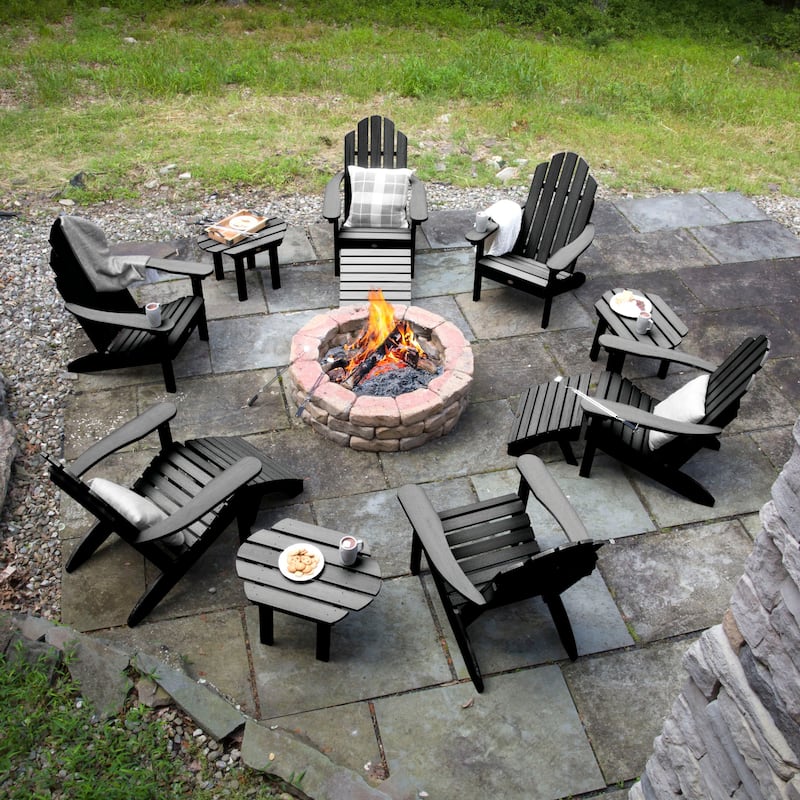 HIGHWOOD 12-Piece Adirondack Patio Conversation Set