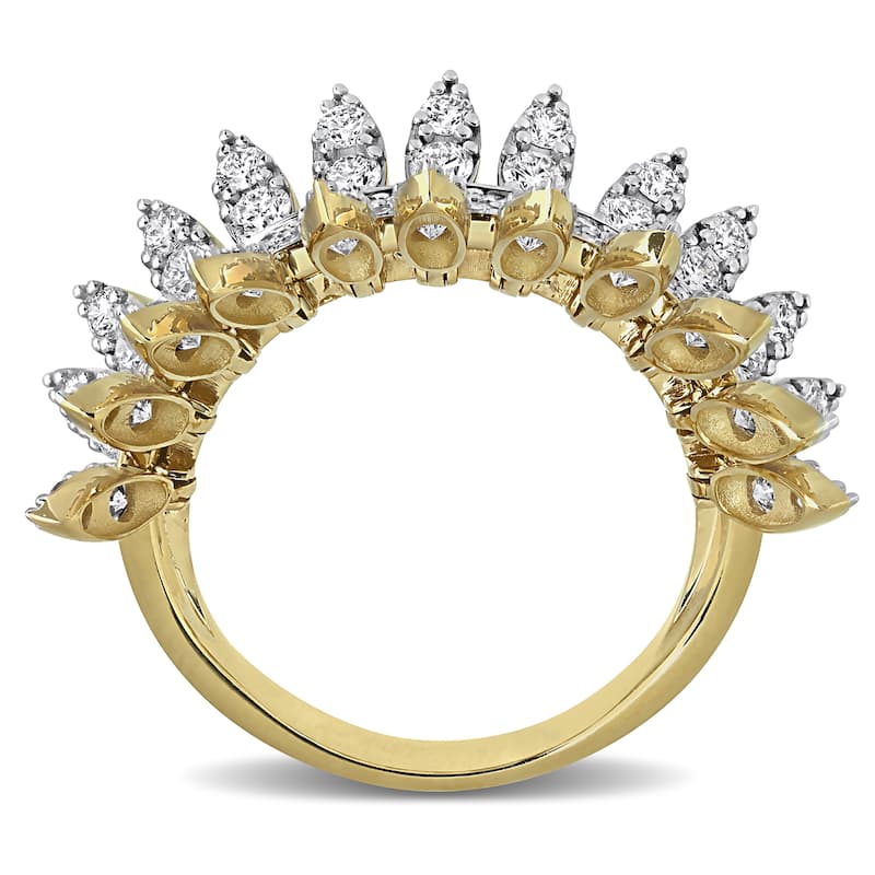 Miadora 2 2/5ct TDW Diamond Fashion Ring in 14k Yellow Gold