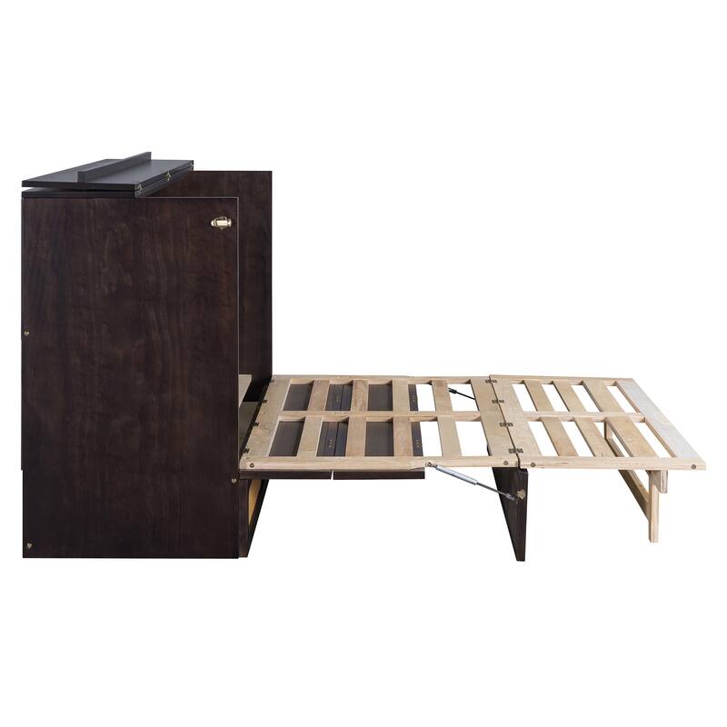 Modern Murphy Bed with Large Drawers