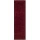 preview thumbnail 50 of 197, SAFAVIEH Laguna Shag Verdiana Solid Color 2-inch Thick Rug. 2'3" x 6' Runner - Maroon - Runner