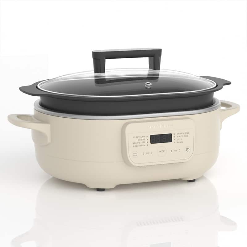 Magnifique Multipurpose Programmable Slow Cooker for Oats, Rice, Braise, Sear
