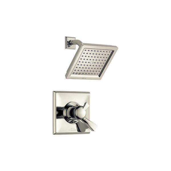 Delta T17251-WE Dryden Pressure Balanced Shower Only Trim Package with 1.75 GPM Single Function Shower Head and Touch Clean
