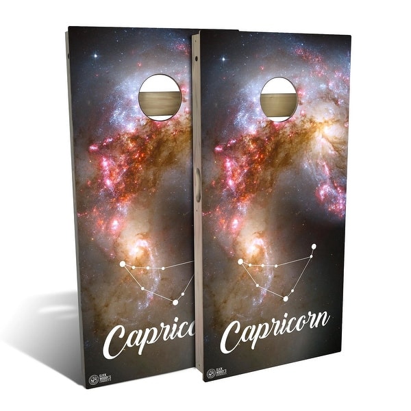 slide 2 of 9, Capricorn Outdoor Cornhole Board Set