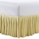preview thumbnail 73 of 95, Serenta Pleated Bedskirt 18" Drop King - Beige