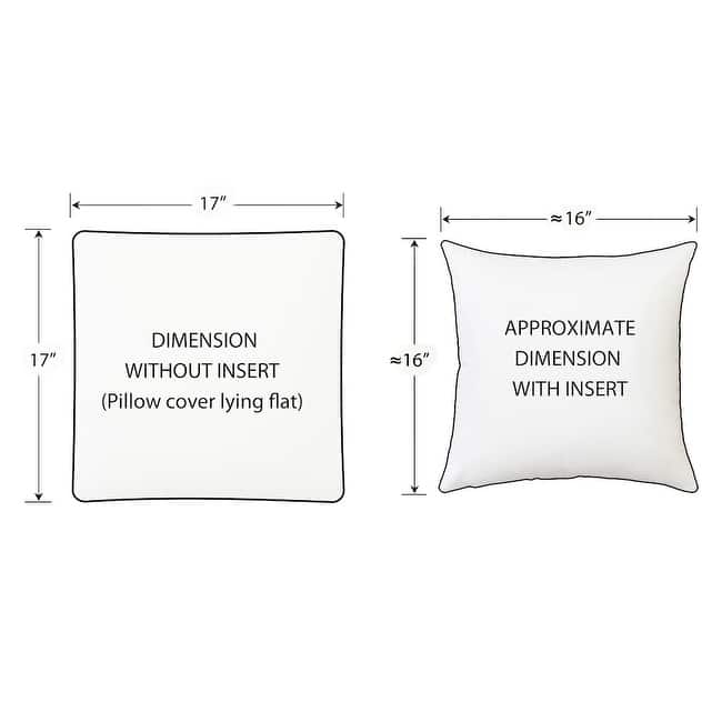 Patches of Stars Cotton 17x17 Throw Pillow with Polyfill Insert