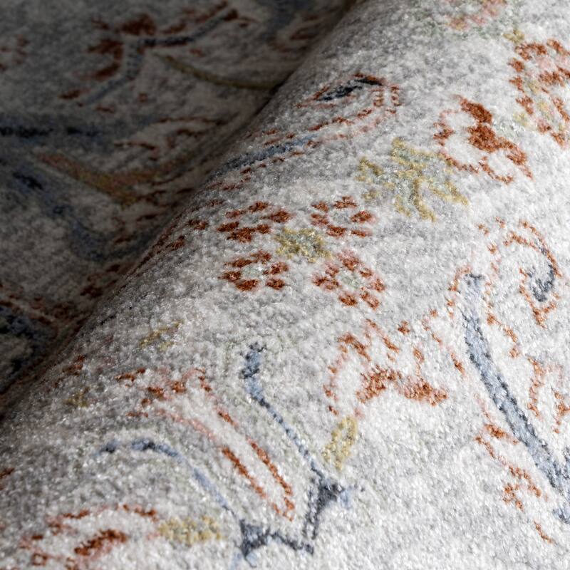 Nuloom Lyric Medallion Machine Washable Area Rug