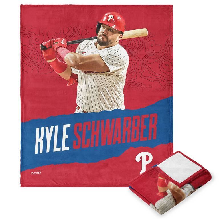 MLB Philadelphia Phillies Player Silk Touch Throw Blanket - 50" x 60" - Kyle Schwarber