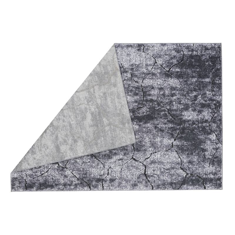 Milan Collection Abstract Stone Area Rug