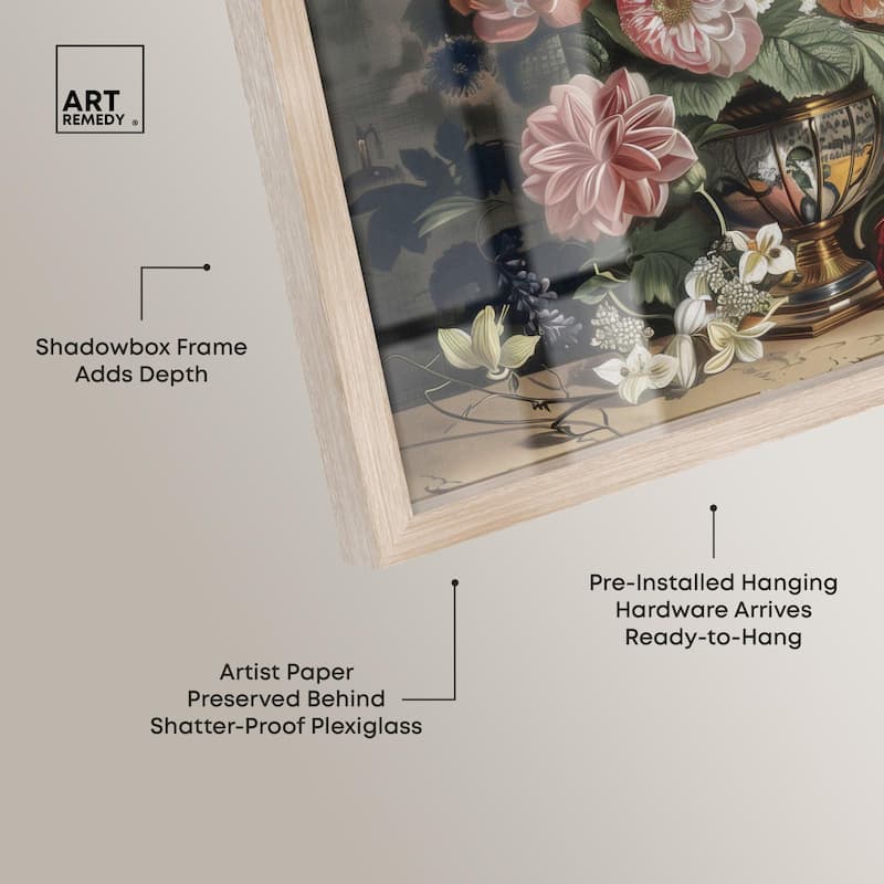 Classical Dream Vase II Shadowbox by Art Remedy