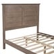 preview thumbnail 8 of 30, Farmhouse Wooden Platform Bed with Panel Headboard for Teen Room