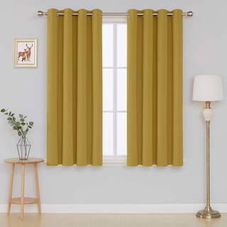 Deconovo Grommet 52 Width Curtains (2 Panel)