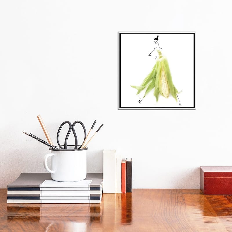 iCanvas "Corn" by Gretchen Roehrs Framed Canvas Print