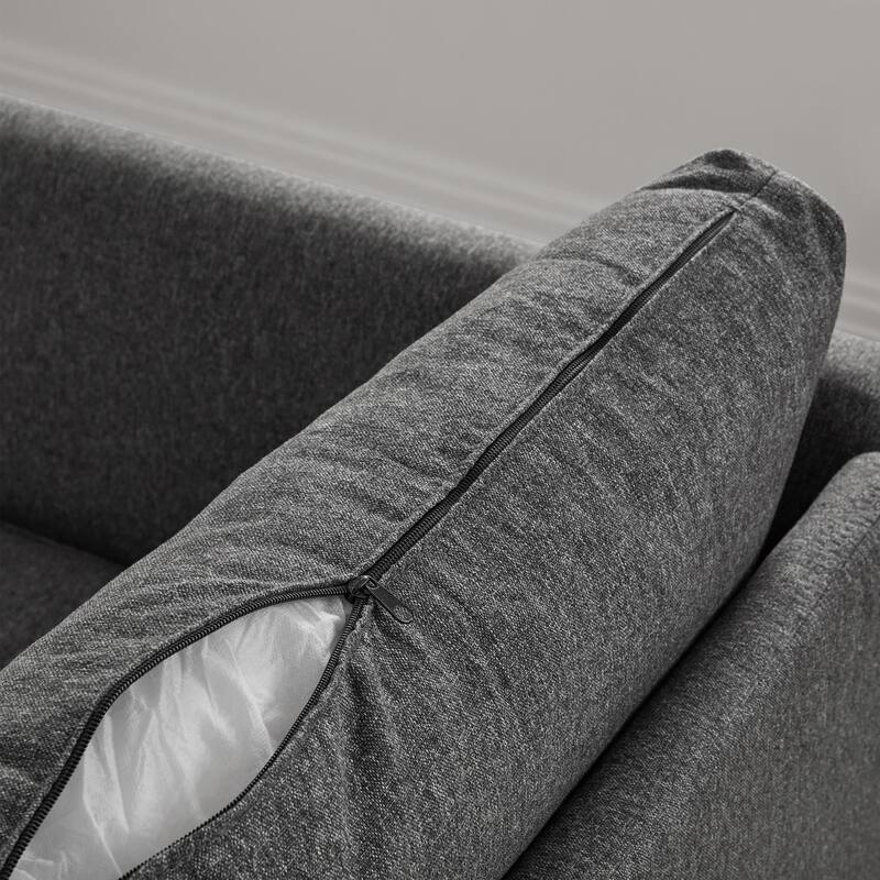 Billy 86" Modular 4-Piece Storage Sectional Sofa