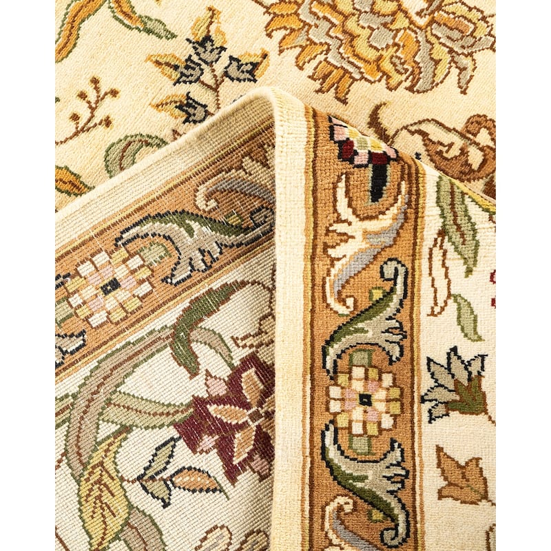 Overton Mogul One-of-a-Kind Hand-Knotted Area Rug - Lemon, 9' 2" x 12' 5" - 9' 2" x 12' 5"