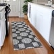 preview thumbnail 26 of 47, Premium Washable Super Soft Contemporary Geo Mayfield Rug Gray - 2' 3" x 7' 6" - Runner
