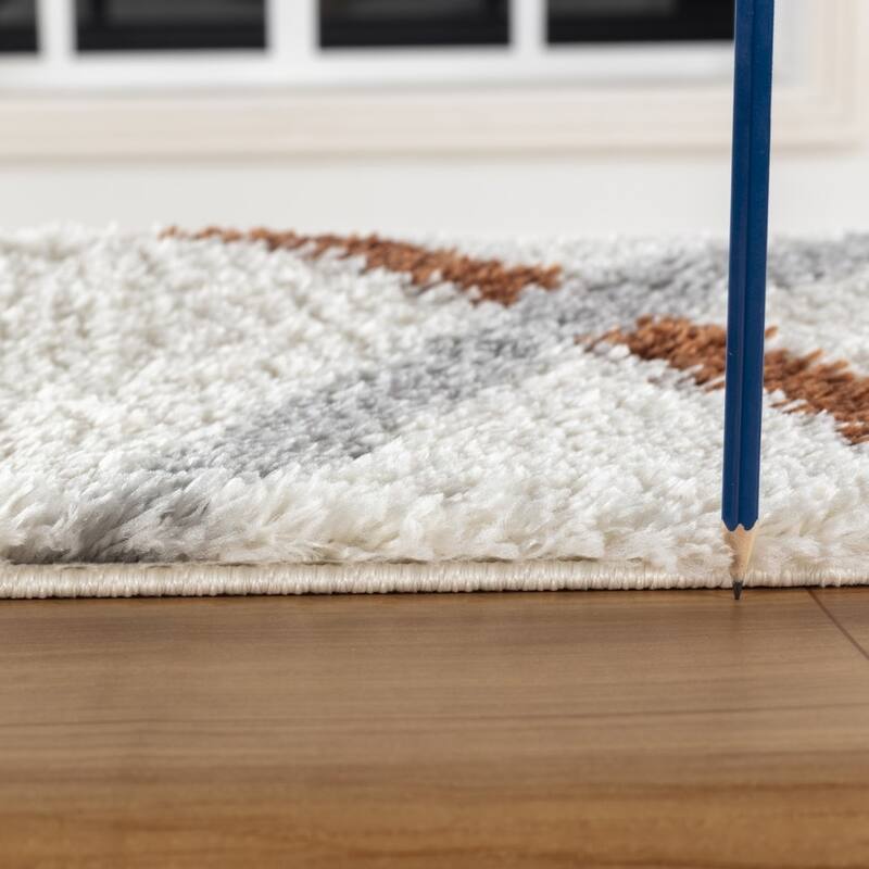 Loft Shag GC_CZY1001 Ivory Shaggy Area Rug