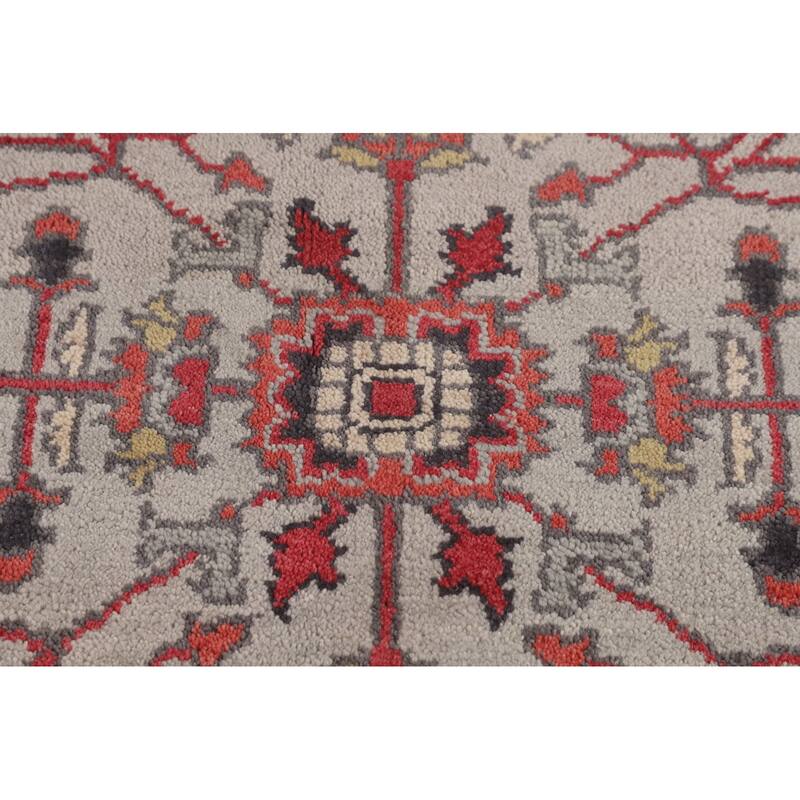 Heriz Serapi Oriental Foyer Rug Handmade Bedroom Wool Carpet - 4'1"x 5'11"