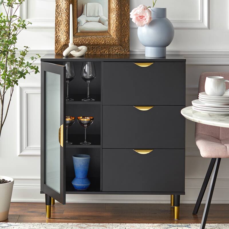 Simple Living Kragen Mid-Century Buffet/Sideboard