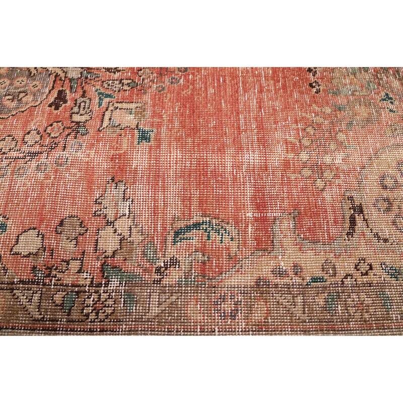 ECARPETGALLERY Hand-knotted Antalya Vintage Dark Copper Wool Rug - 5'9 x 8'9