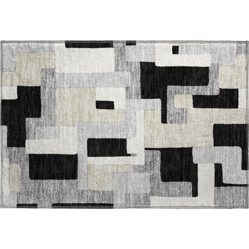 Premium Washable Super Soft Geo Casual Mayfield Rug