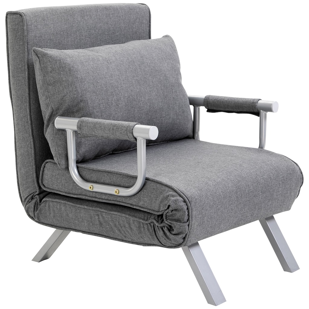 Single Folding 5-Position Convertible Sofa Bed