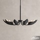 preview thumbnail 1 of 6, Hunter Juneway 10 Light Chandelier – Transitional, Modern/Contemporary – Dining Room, Living Room, Bedroom, Entry Matte Black