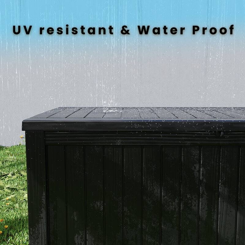 Outdoor Patio Storage Resin Lockable Deck Box