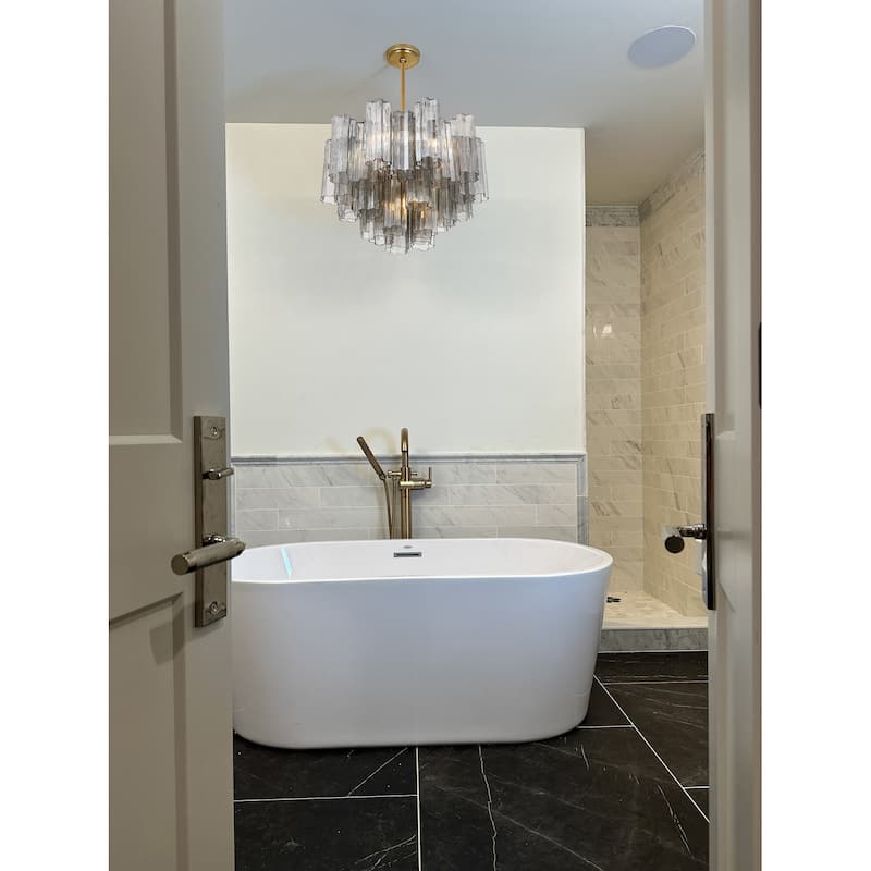 Crystorama Lighting Group ADD-308-SM Addis 9 Light 22" Wide Chandelier