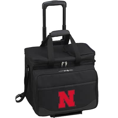 NCAA Nebraska Cornhuskers Picnic Set for 4 on Wheels