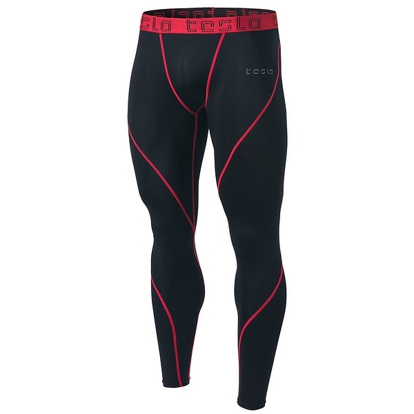 red compression tights