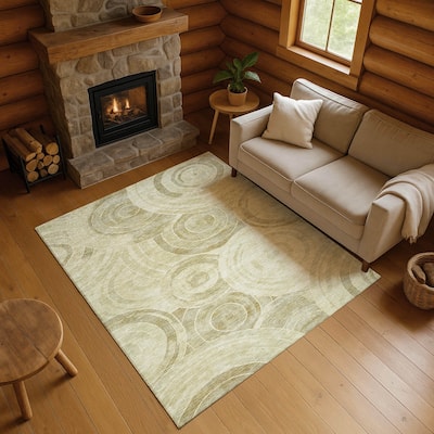 Premium Washable Super Soft Contemporary Mosaic Mayfield Rug