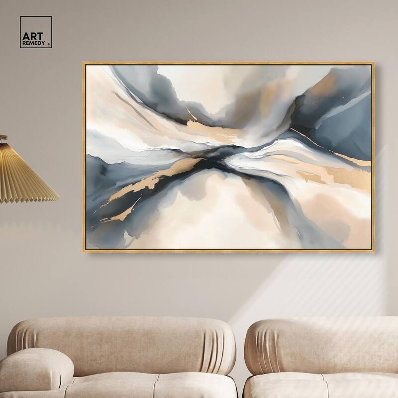 Dynamic Swirls I Canvas by Art Remedy