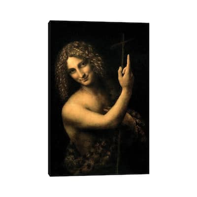 iCanvas "St. John the Baptist, 1513-16 " by Leonardo da Vinci Canvas Print