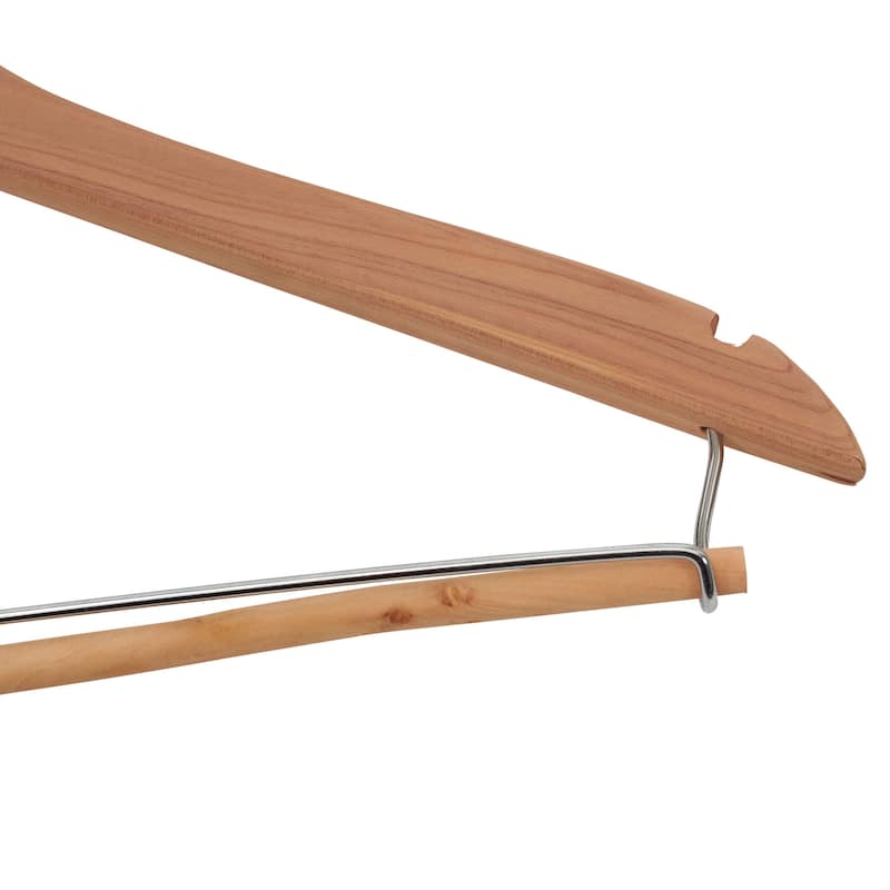 Household Essentials Cedar Fresh Cedar Coat Hangers, 4-Pack