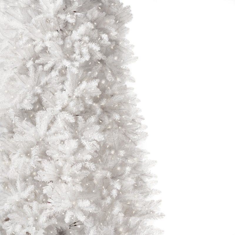 13' Slim White Artificial Christmas Tree