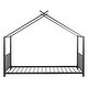 preview thumbnail 10 of 28, Twin Size Metal House Platform Bed with Legs