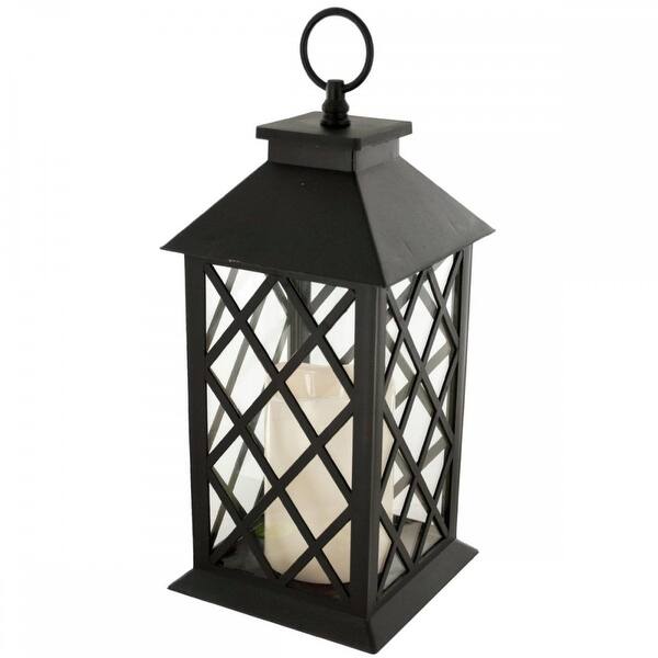 Shop Set Of 4 Decorative Led Lanterns With Candles On Sale