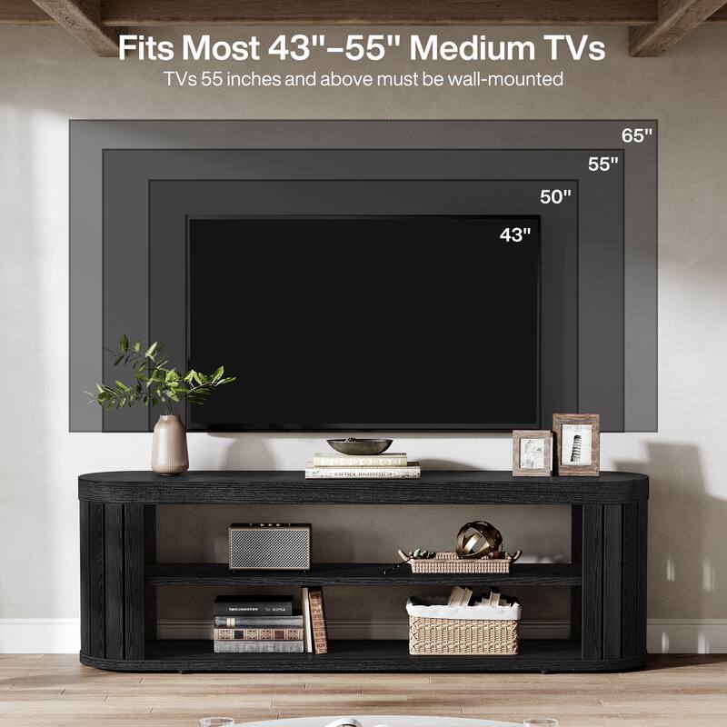 TV Stand for TVs up to 55 Inches, 47.2-Inch Entertainment Center