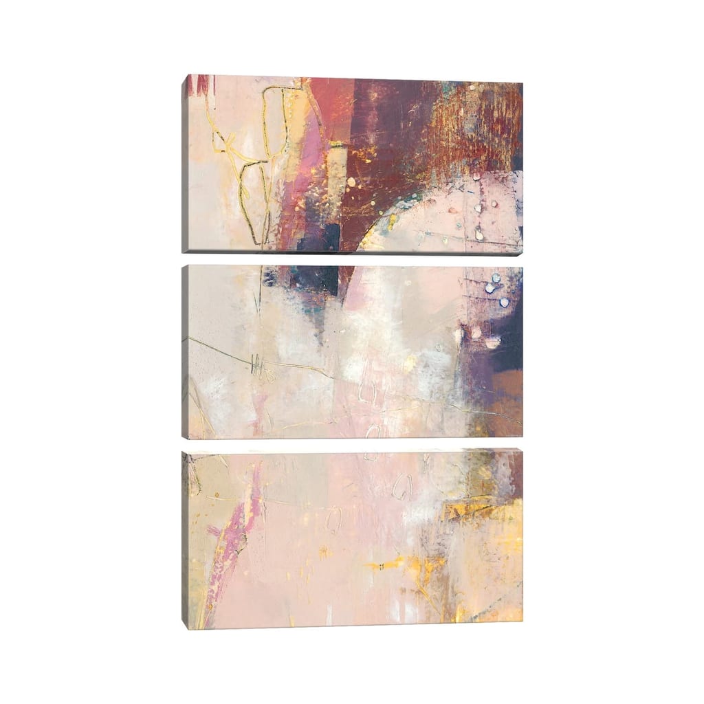 iCanvas "Quirk I" by Sue Jachimiec 3-Piece Canvas Wall Art Set