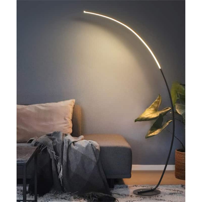 62.99 Inches Metal Arched Floor Lamp