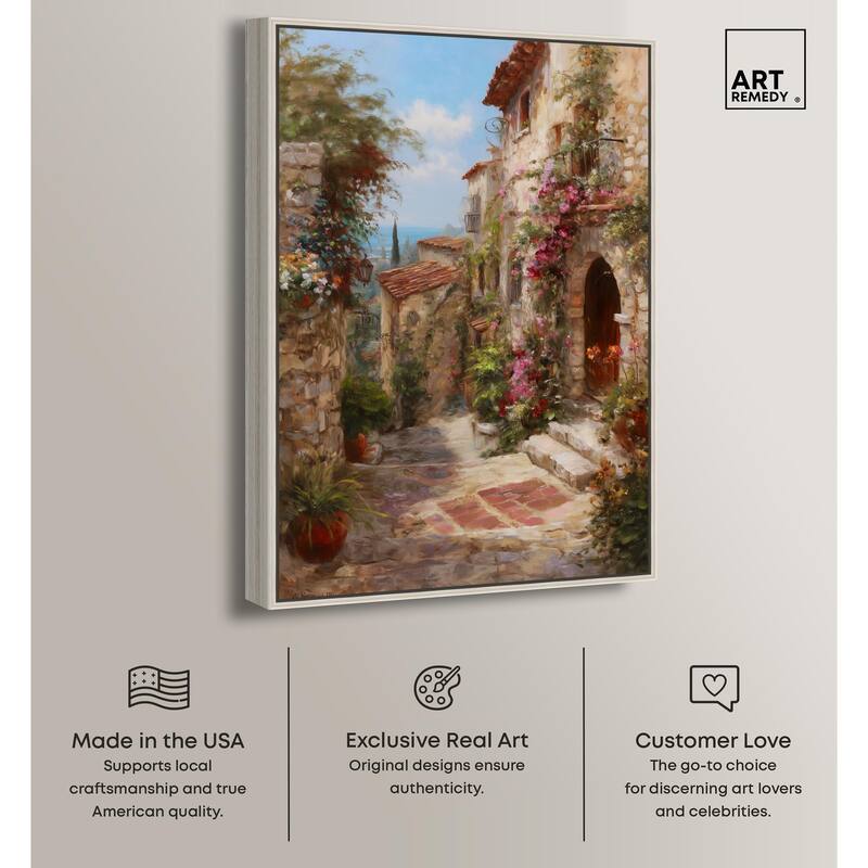 Mediterranean Charm I Canvas by Art Remedy