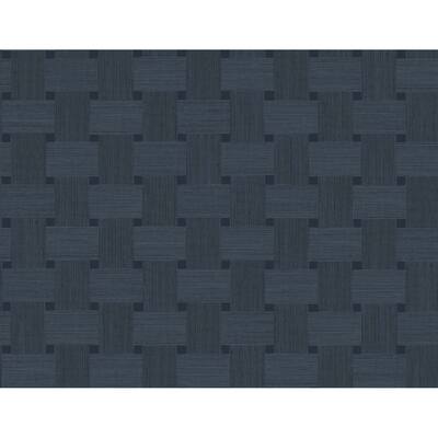 Seabrook Designs Basketweave Embossed Vinyl Unpasted Wallpaper